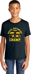 Social Distancing Champ Kids Soft Style T-Shirt