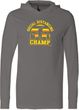 Social Distancing Champ Lightweight Hoodie T-Shirt