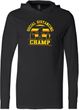 Social Distancing Champ Lightweight Hoodie T-Shirt