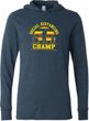 Social Distancing Champ Lightweight Hoodie T-Shirt