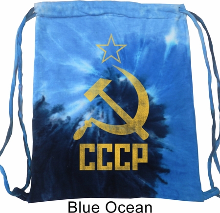 Soviet Bag CCCP Distressed Tie Dye Bag