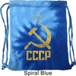 Soviet Bag CCCP Distressed Tie Dye Bag