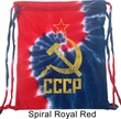 Soviet Bag CCCP Distressed Tie Dye Bag