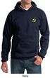 Soviet Hoodie Hammer and Sickle Yellow Logo Pocket Print Hoody