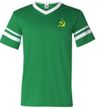 Soviet Soccer Mens Futbol Shirt - Small Print - Yellow Logo
