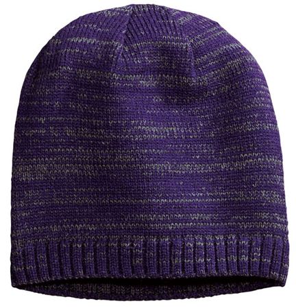 Space Dyed Purple Heather Beanie Hat
