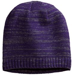 Space Dyed Purple Heather Beanie Hat