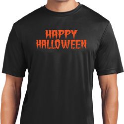 Spooky Happy Halloween Dry Wicking T-shirt Spooky Happy Halloween Dry Wicking T-shirt
