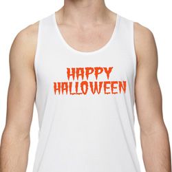 Spooky Happy Halloween Dry Wicking Tank Top Spooky Happy Halloween Dry Wicking Tank Top