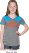 Spooky Happy Halloween Girls Football Tee