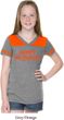 Spooky Happy Halloween Girls Football Tee