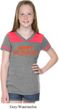 Spooky Happy Halloween Girls Football Tee