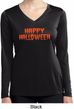 Spooky Happy Halloween Ladies Dry Wicking Long Sleeve