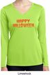 Spooky Happy Halloween Ladies Dry Wicking Long Sleeve