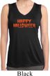 Spooky Happy Halloween Ladies Dry Wicking Sleeveless Shirt