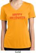 Spooky Happy Halloween Ladies Dry Wicking V-neck