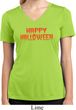 Spooky Happy Halloween Ladies Dry Wicking V-neck