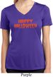 Spooky Happy Halloween Ladies Dry Wicking V-neck