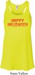 Spooky Happy Halloween Ladies Flowy Racerback