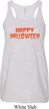 Spooky Happy Halloween Ladies Flowy Racerback