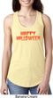 Spooky Happy Halloween Ladies Ideal Racerback