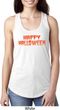 Spooky Happy Halloween Ladies Ideal Racerback