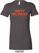 Spooky Happy Halloween Ladies Longer Length Shirt