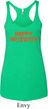Spooky Happy Halloween Ladies Tri Blend Racerback