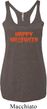Spooky Happy Halloween Ladies Tri Blend Racerback