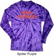 Spooky Happy Halloween Long Sleeve Tie Dye Shirt