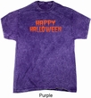 Spooky Happy Halloween Mineral Tie Dye T-shirt