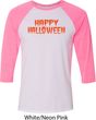 Spooky Happy Halloween Raglan Shirt
