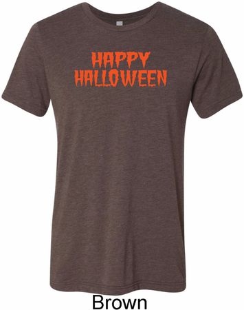 Spooky Happy Halloween Tri Blend Tee