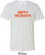 Spooky Happy Halloween Tri Blend V-neck