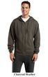 Sport Tek Hoodie Sweatshirt Full Zip Fleece Hooded Sweat Shirt