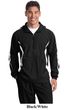 Sport Tek Jacket Colorblock Raglan Anorak Athletic Outerwear