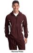 Sport Tek Jacket Colorblock Raglan Anorak Athletic Outerwear