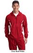 Sport Tek Jacket Colorblock Raglan Anorak Athletic Outerwear