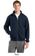 Sport Tek No Hood Full Zip Sweatshirt Fleece