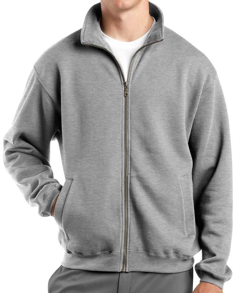 Sport Tek No Hood Full Zip Sweatshirt Fleece Sport Tek Clothing
