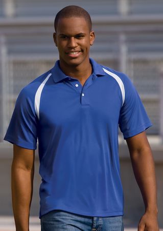 Sport Tek Polo Shirt Sport Dry Zone Colorblock Raglan