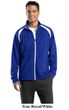 SportTek Tricot Track Jacket Athletic Outerwear