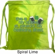 St Patrick's Day Bag My Official Drinking Shirt Tie Dye Bag