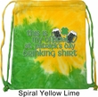 St Patrick's Day Bag My Official Drinking Shirt Tie Dye Bag