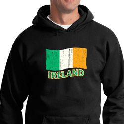 St Patrick's Day Distressed Ireland Flag Hoodie