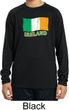 St Patrick's Day Distressed Ireland Flag Kids Dry Wicking Long Sleeve