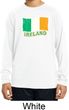St Patrick's Day Distressed Ireland Flag Kids Dry Wicking Long Sleeve