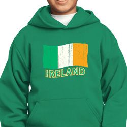 St Patrick's Day Distressed Ireland Flag Kids Hoody St Patrick's Day Distressed Ireland Flag Kids Hoody