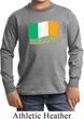St Patrick's Day Distressed Ireland Flag Kids Long Sleeve Shirt