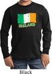 St Patrick's Day Distressed Ireland Flag Kids Long Sleeve Shirt